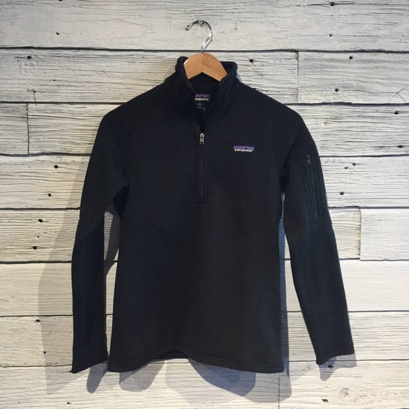 Patagonia Jackets & Blazers - Patagonia Women’s Better Sweater 1/4 - Zip Black-M
